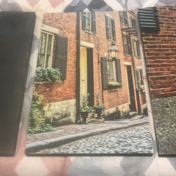 Set of 4 beautiful prints of a prominent Beacon Hill address on Acorn St.  Each - Picture 9 of 13